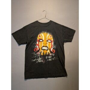 WWE Authentic Jeff Hardy Obsolete Graphic T Shirt Mens Medium Black Wrestling